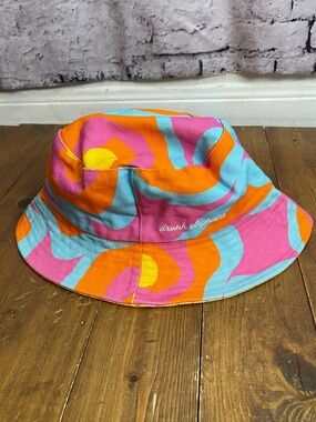 Drunk elephant Womens bucket hat bright colorful design